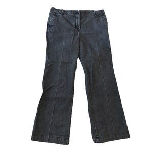 Talbots Women’s Jeans Pants 12 Signature Flare Charcoal